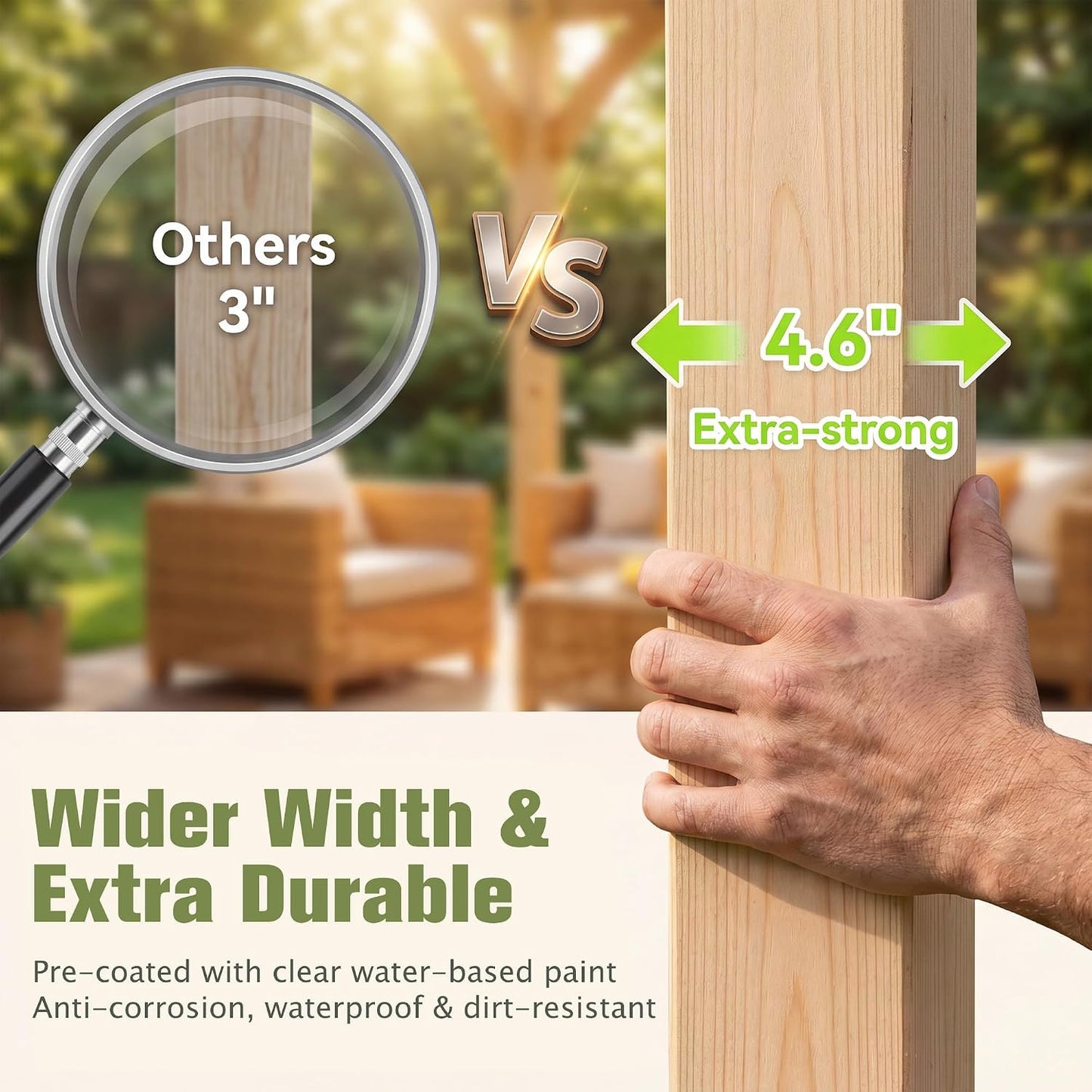 10' X 12' Wooden Gazebo,Patio Hardtop DIY Color Gazebo Wood