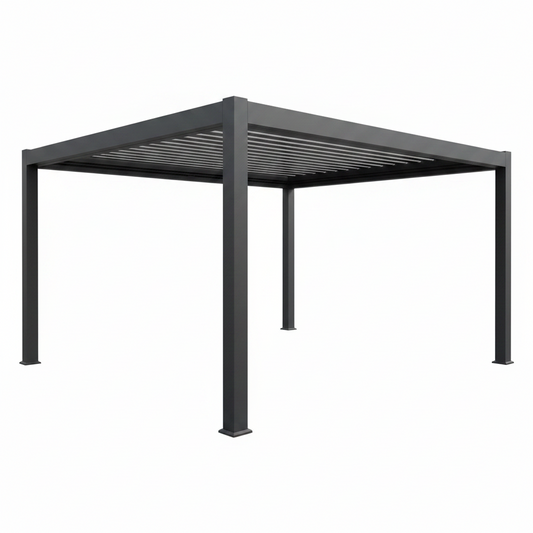 Outdoor Waterproof Pergola Aluminium Motorized Louvered Pergola Canopy Exterior Gazebo Bioclimatic Pergolas Shading Gazebo