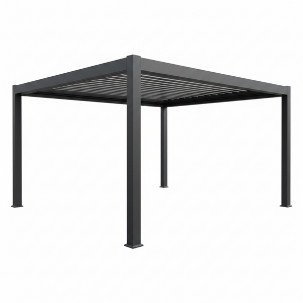 Outdoor Waterproof Pergola Aluminium Motorized Louvered Pergola Canopy Exterior Gazebo Bioclimatic Pergolas Shading Gazebo