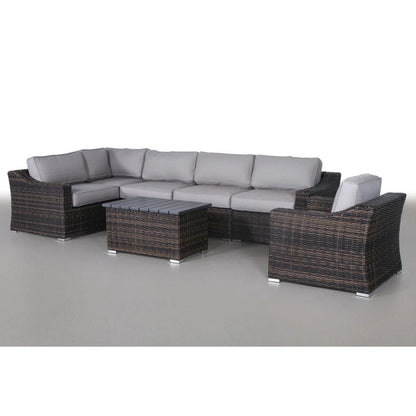 Stylish Sofa Seating Group With Cushions Perfect For Outdoor Gatherings